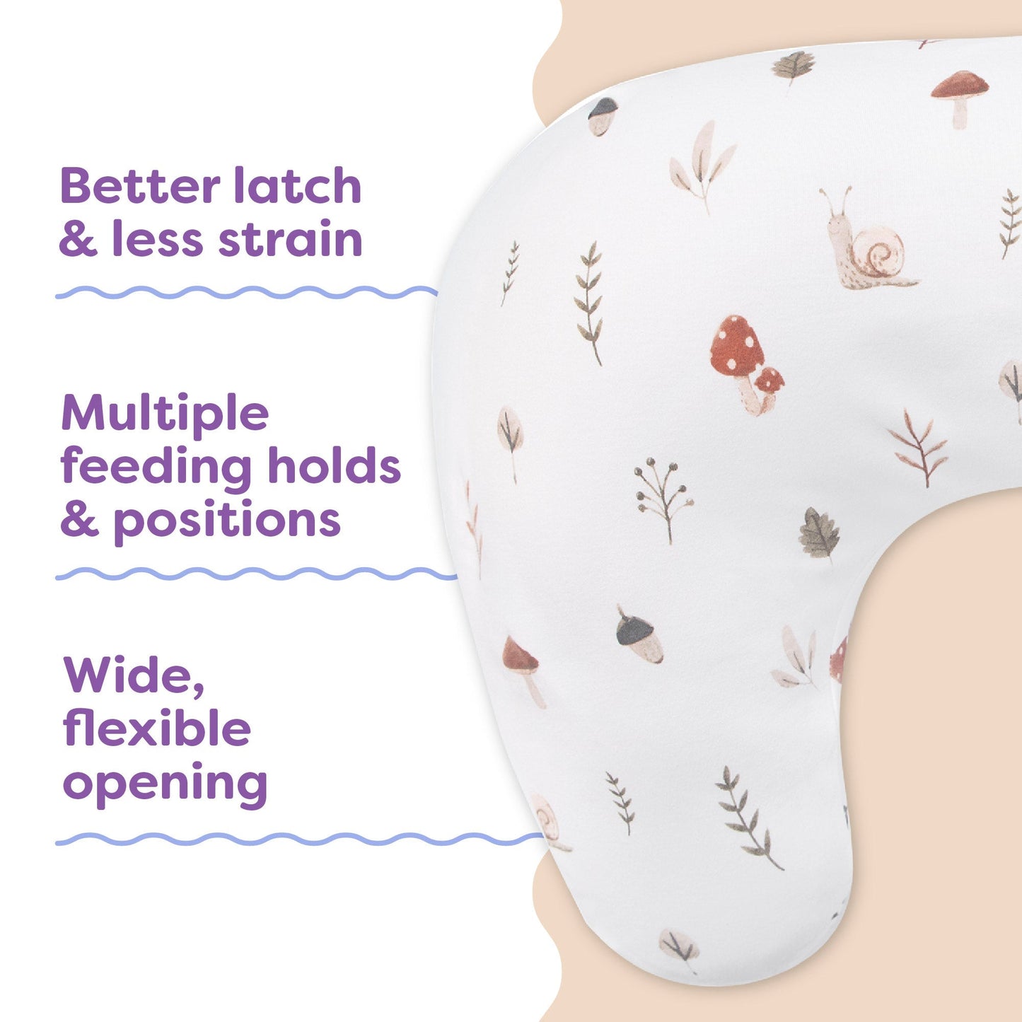 Boppy Nursing Pillow with Organic Cover