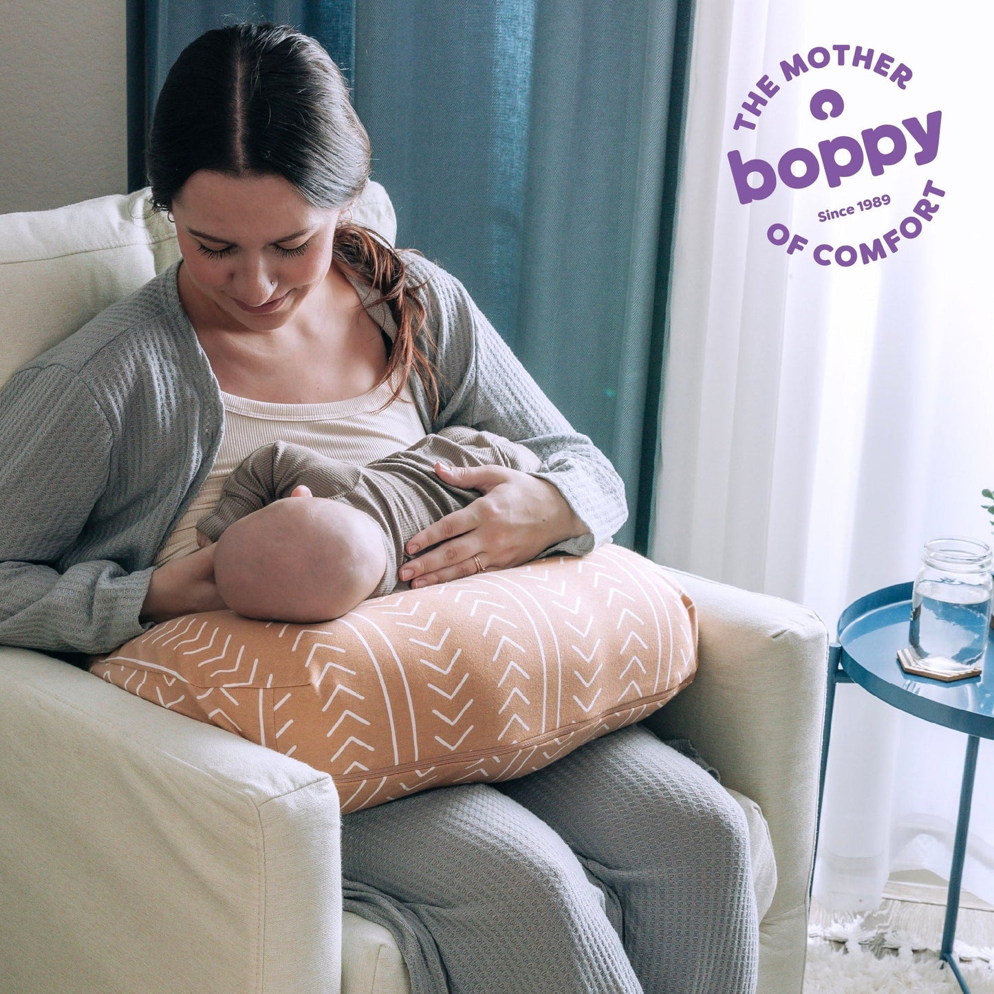 Boppy Nursing Pillow with Organic Cover