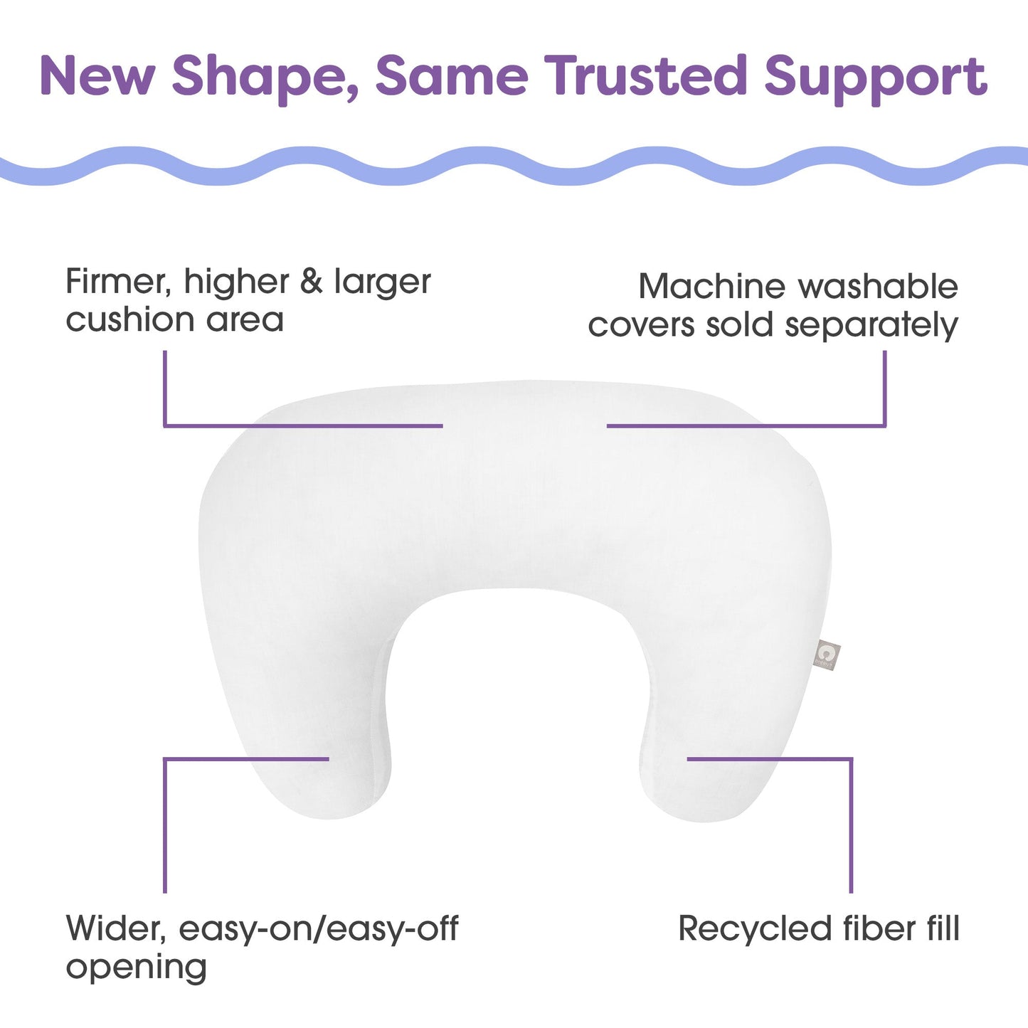 New Boppy® Bare Naked® Nursing Pillow