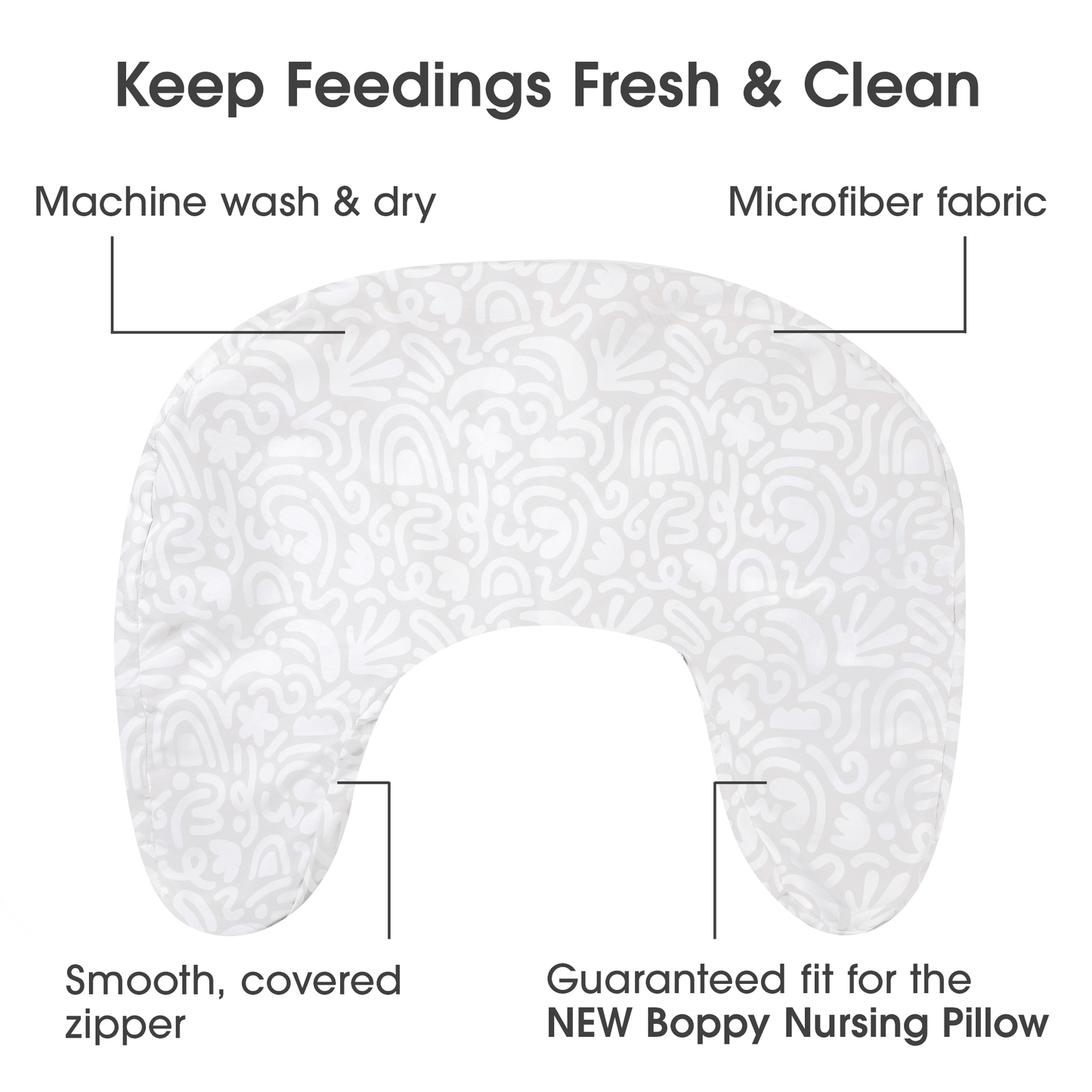 New Boppy Nursing Pillow Cover