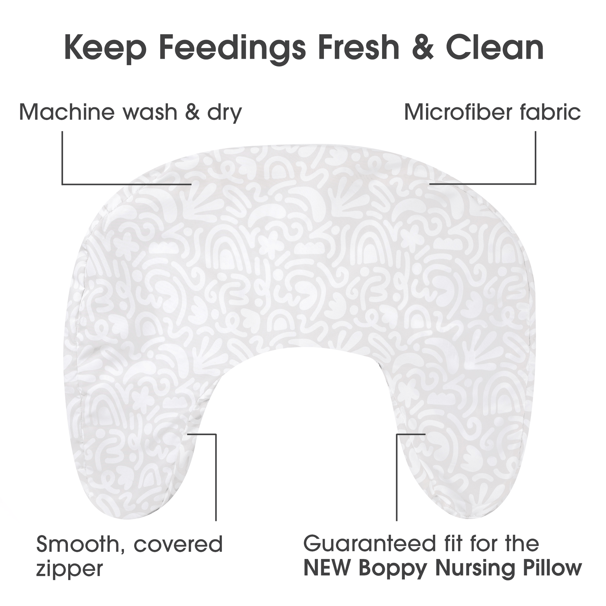 New Boppy Nursing Pillow Cover